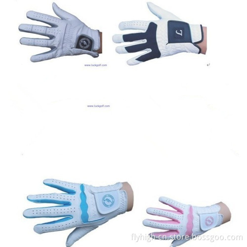 Custom Cotton Knitted Golf Gloves (FY-0297)
